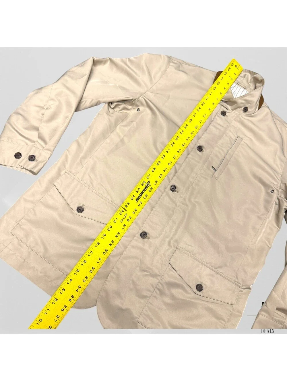 Travelsmith Travel Smith Safari Mens Khaki Photographer Utility Jacket Cargo L